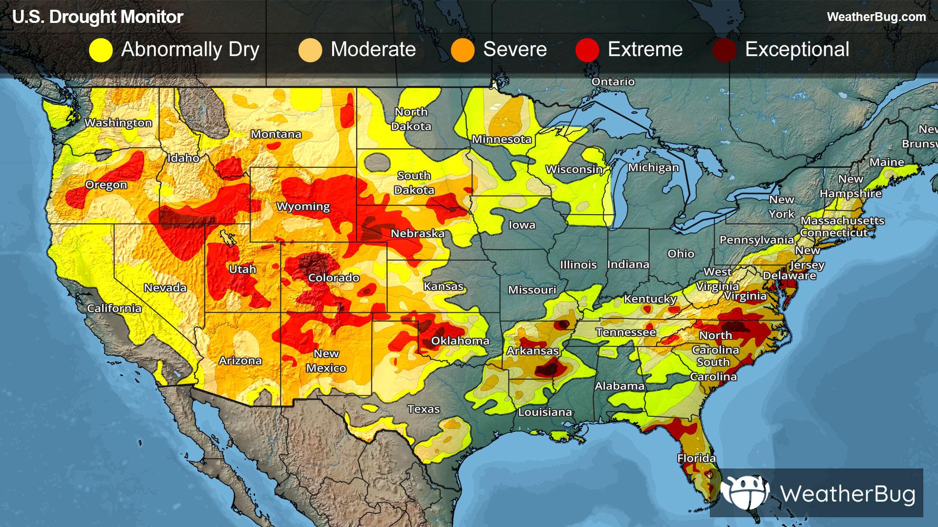 Drought Monitor for June 25, 2026