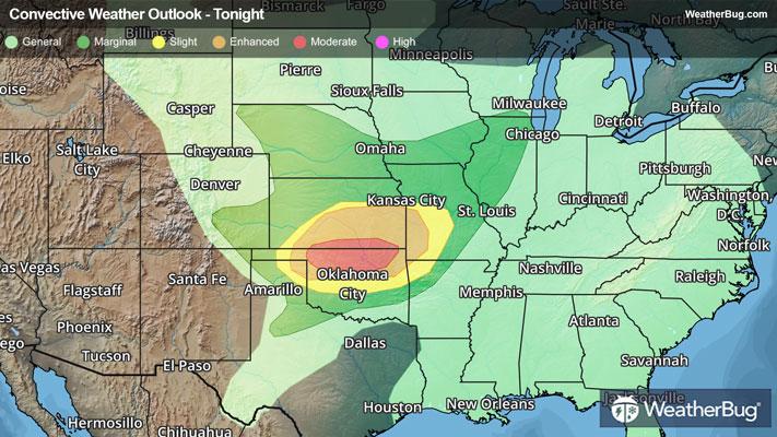 Tonight's Severe Weather Outlook