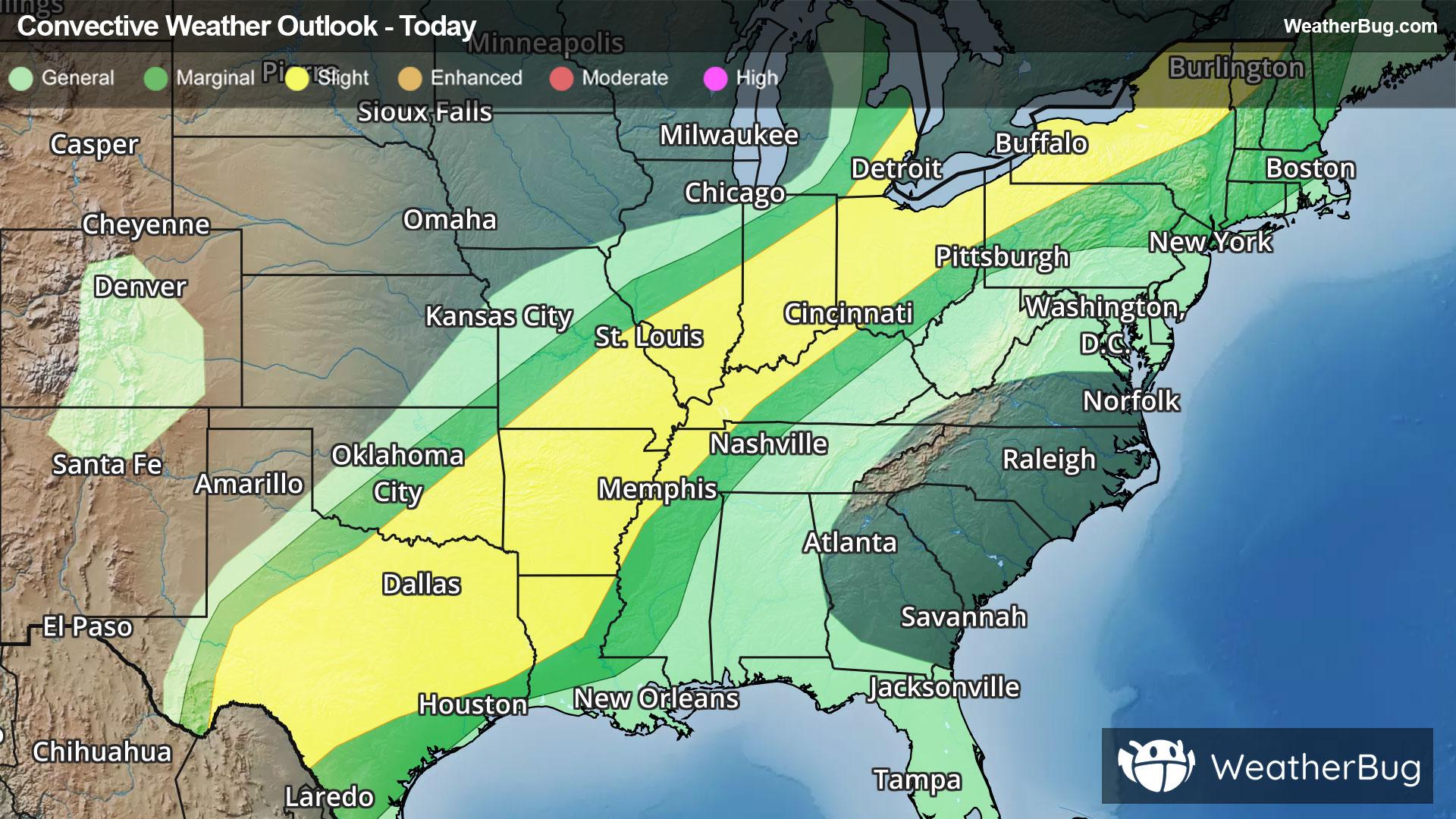 Today's Severe Weather Outlook