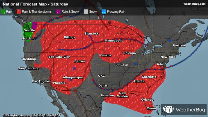 Weekend Weather Preview