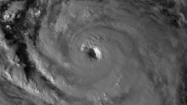 Hurricane Epsilon imagery on Wednesday, October 21, 2020 (NOAA).