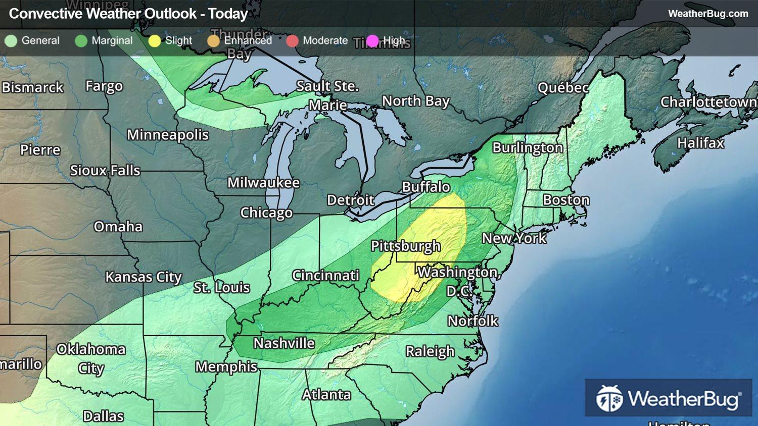 Today's Severe Weather Outlook