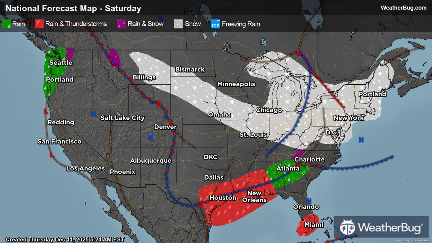 Weekend Weather Preview