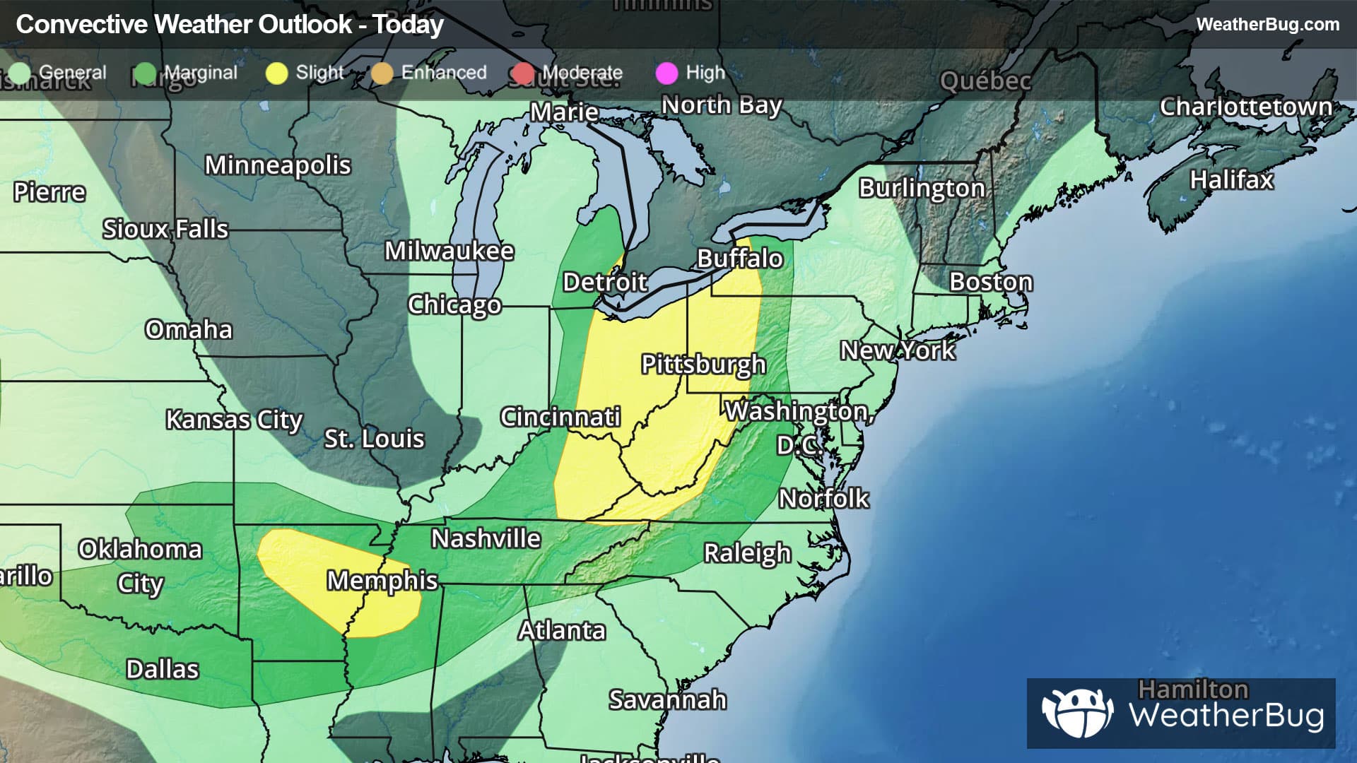 Today's Severe Weather Outlook