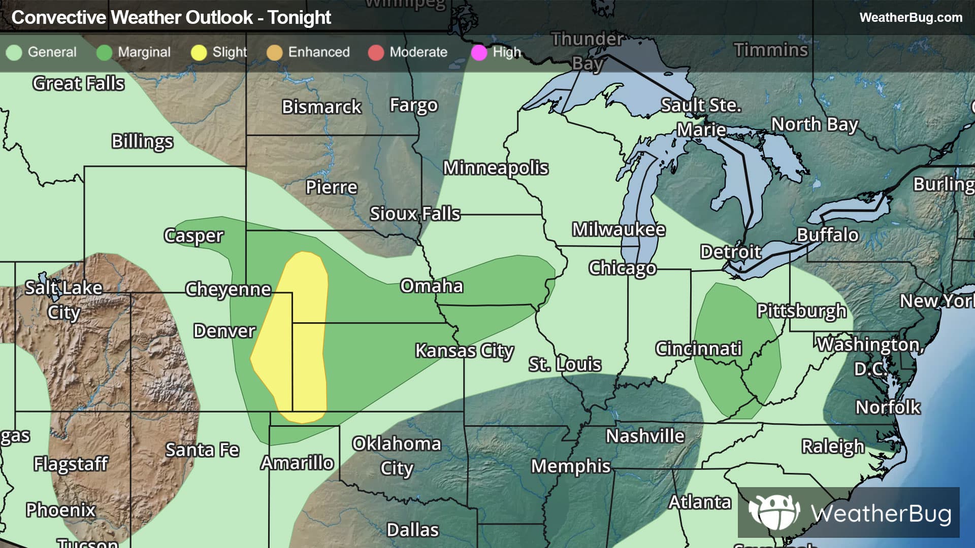 Tonight's Severe Weather Outlook