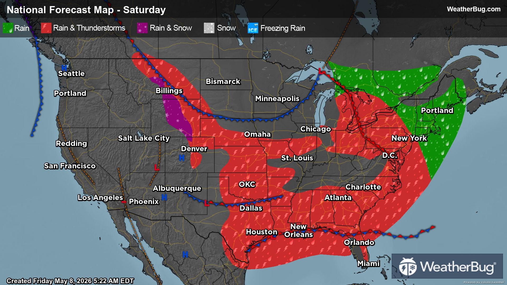 Weekend Weather Outlook