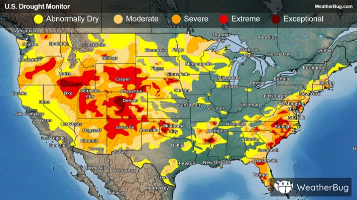 Drought Monitor for July 23, 2026