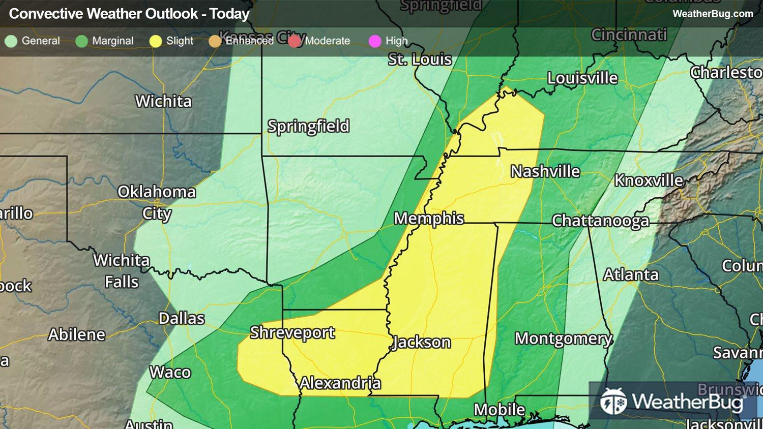Today's severe weather outlook