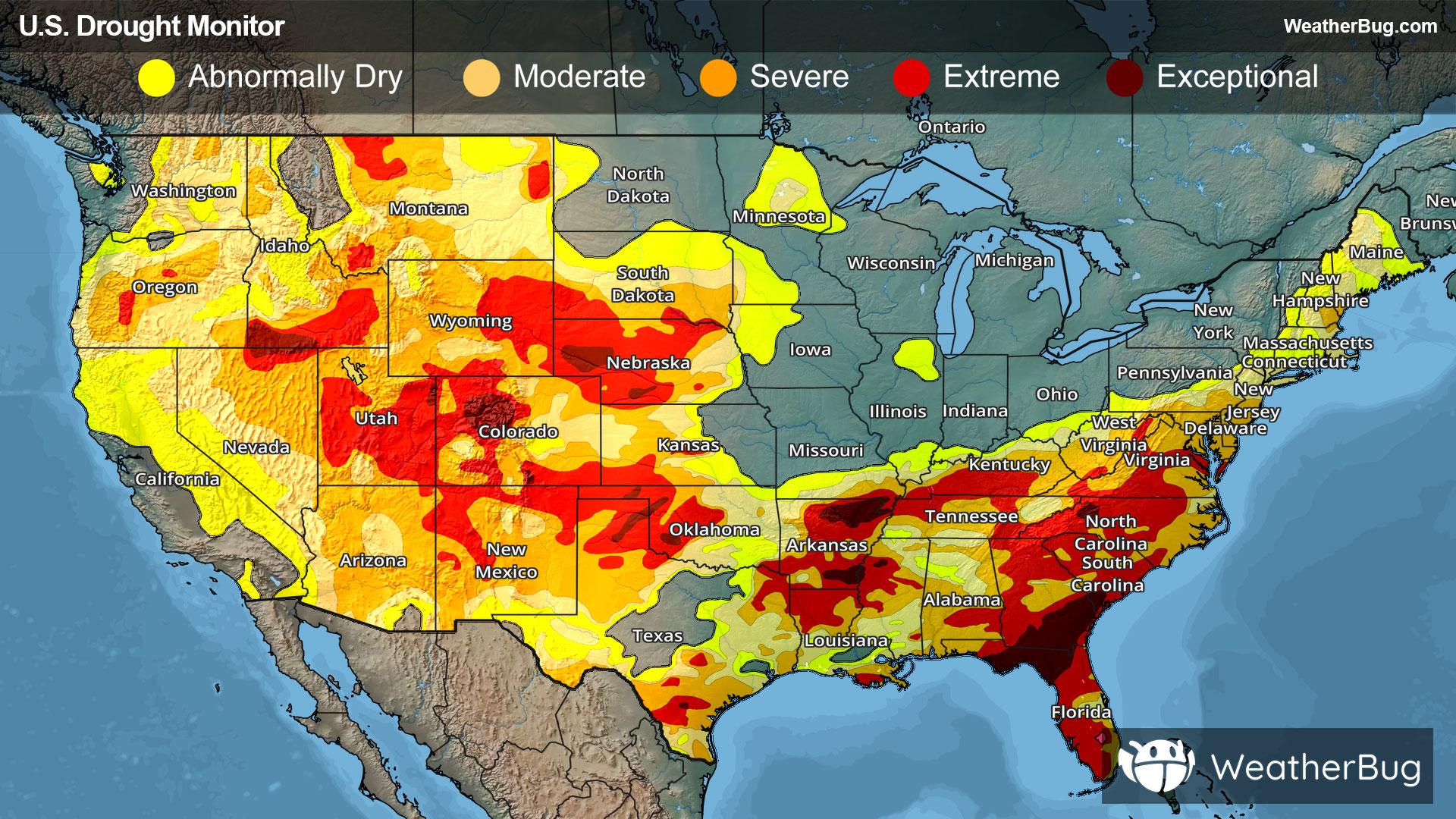 Drought Monitor for May 21, 2026