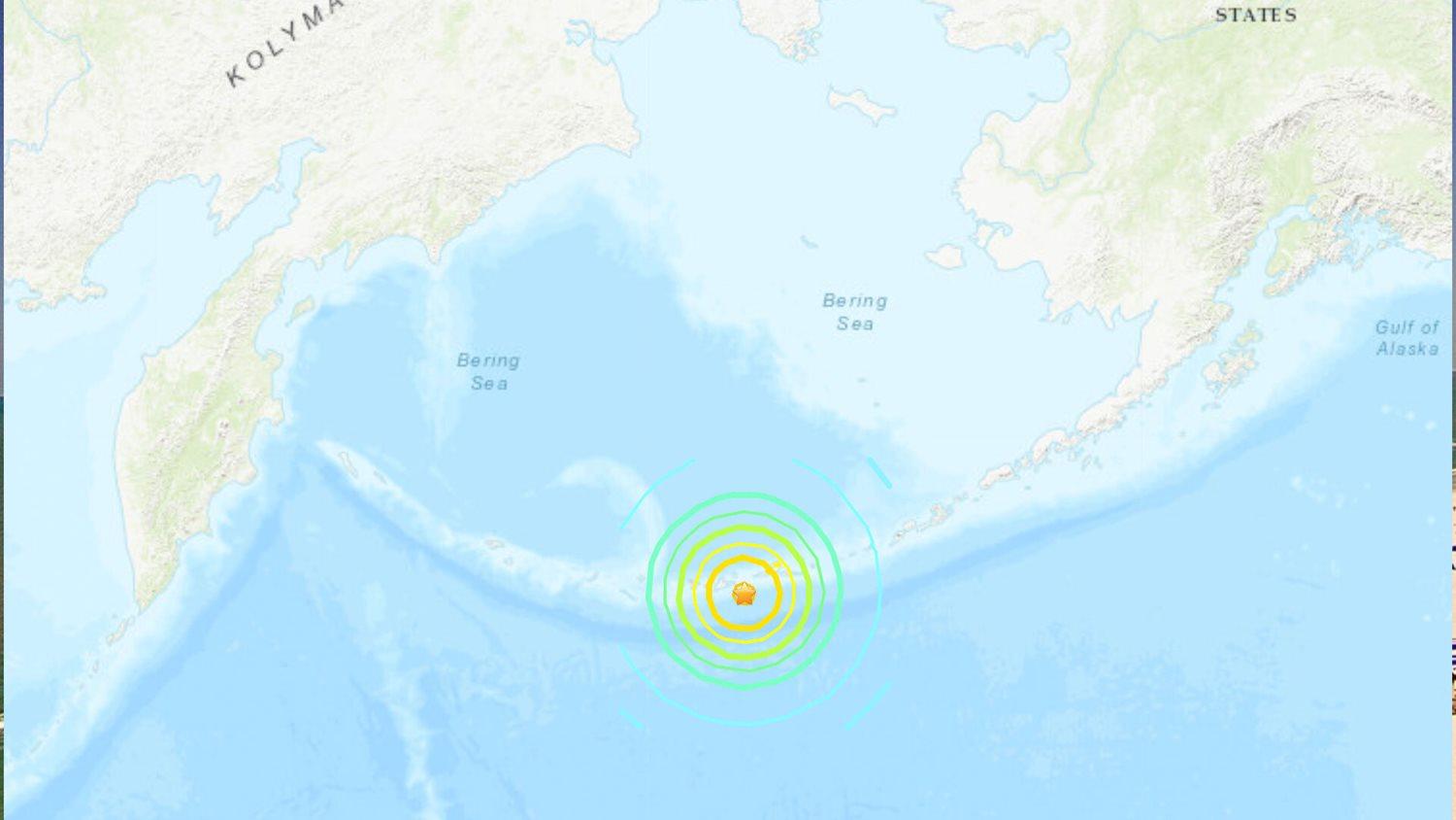 The location of the magnitude 8.6 earthquake epicenter and impact (earthquake.usgs.gov).