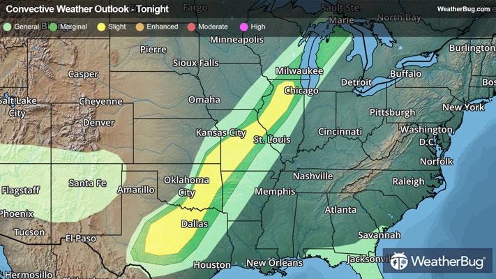 Tonight's Severe Weather Outlook