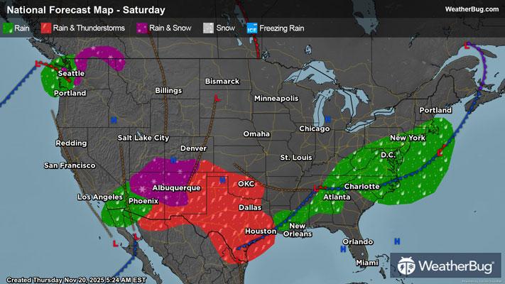 Weekend Weather Preview