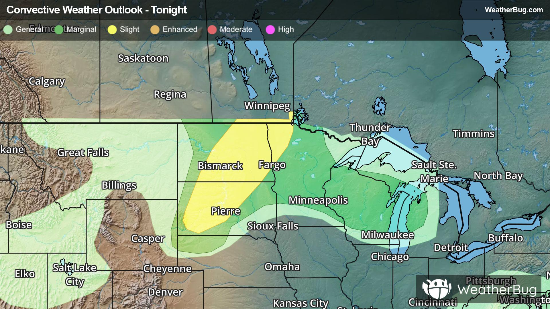Tonight's Severe Weather Outlook