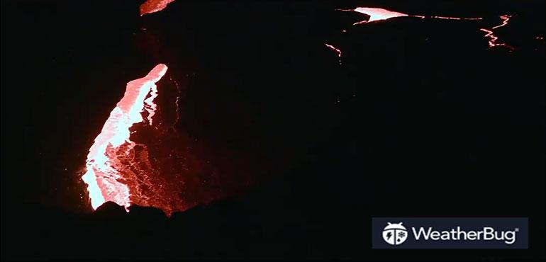 Footage shows foundering at the Halemaʻumaʻu crater.