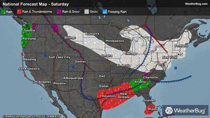Weekend Weather Preview