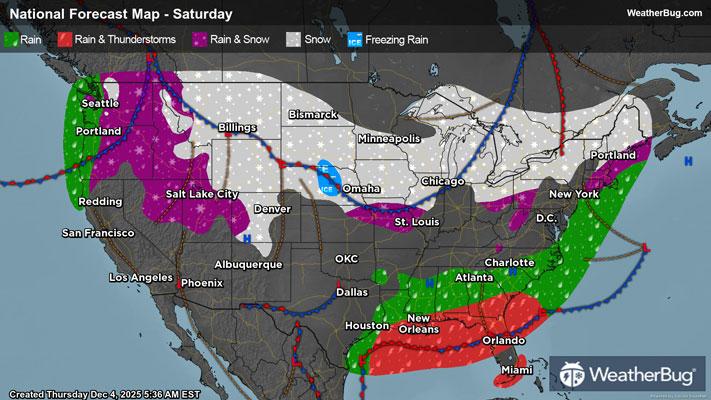 Weekend Weather Preview