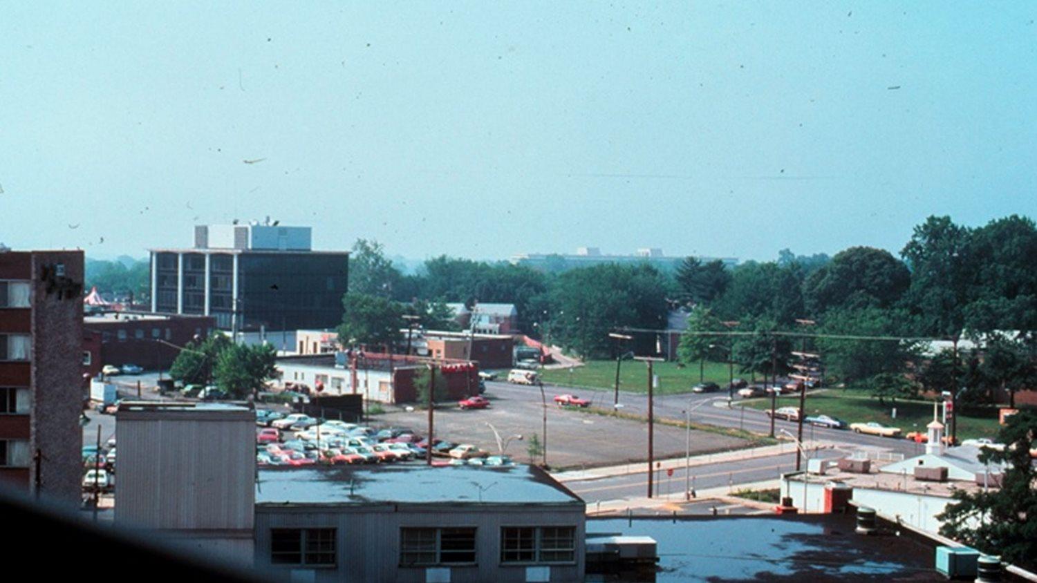 Smog clearing in the early afternoon. (NOAA Photo Library/John Neander)