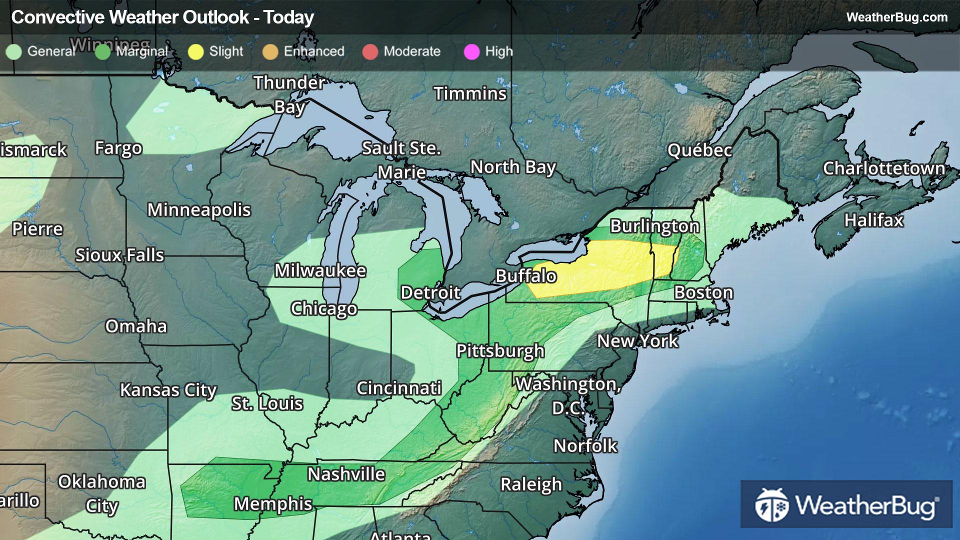Today's Severe Weather Outlook