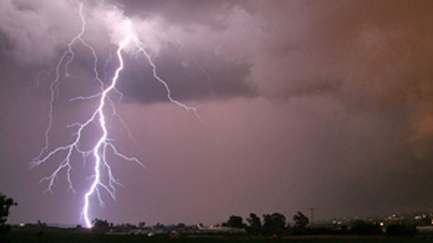 A dangerous cloud-to-ground lightning strike is pictured (Credit: NOAA).