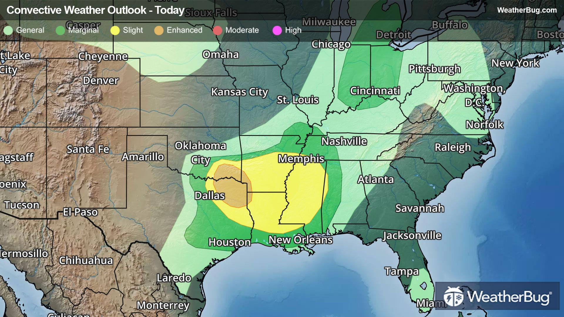 Today's Severe Weather Outlook