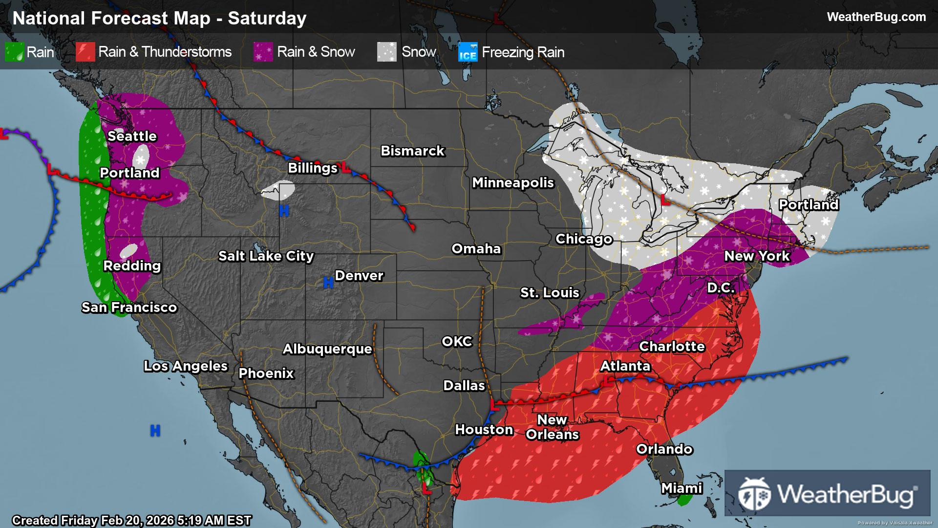 Weekend Weather Outlook