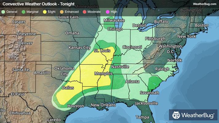 Tonight's Severe Weather Outlook