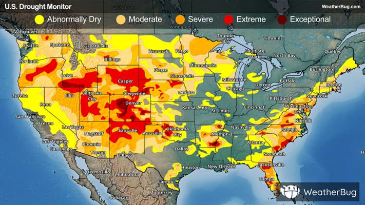 Drought Monitor for July 30, 2026