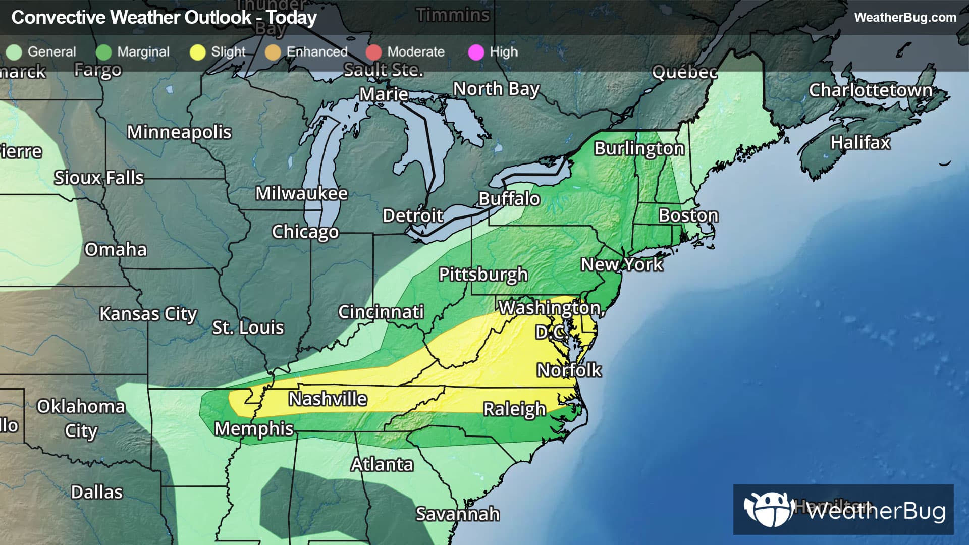 Severe Thunderstorm Outlook