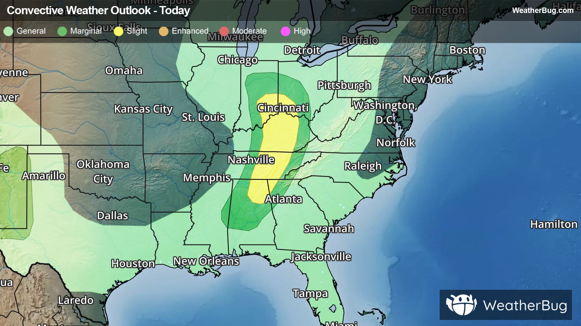 Today's Severe Weather Outlook