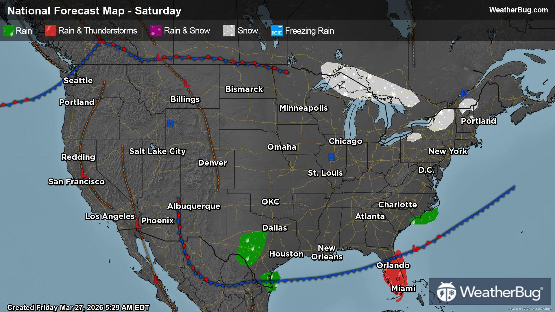 Weekend Weather Outlook