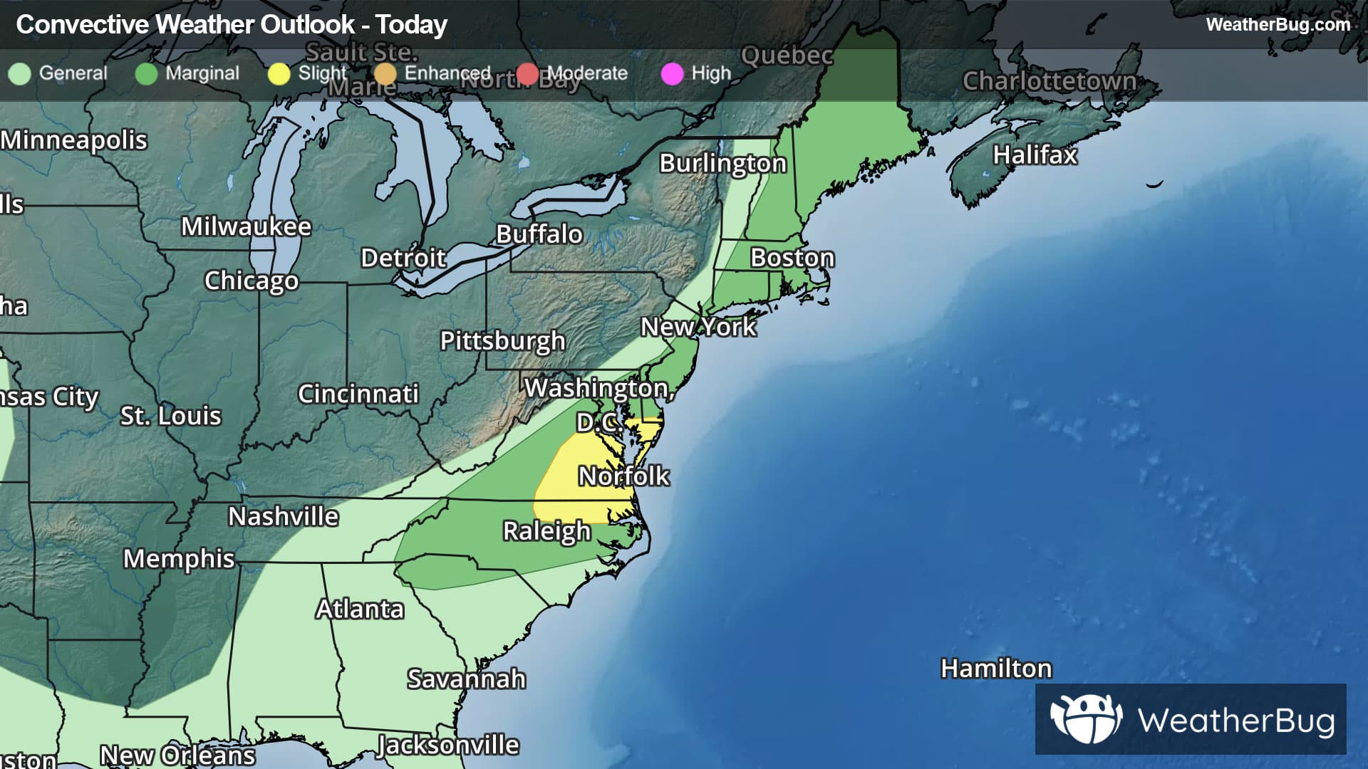 Today's Severe Weather Outlook