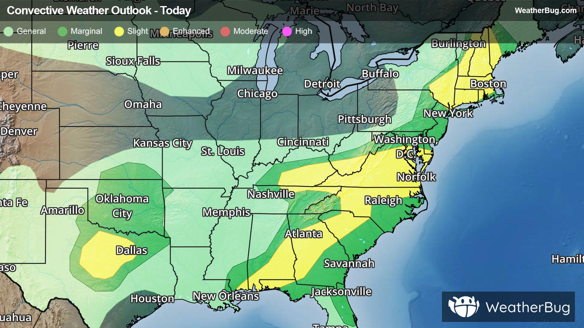 Today's Severe Weather Outlook