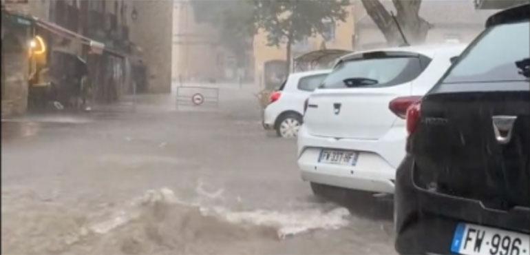 A severe thunderstorm hit parts of southern France on Saturday, September 16, causing dramatic flash flooding in the small commune of Saint-Martin-de-Londres