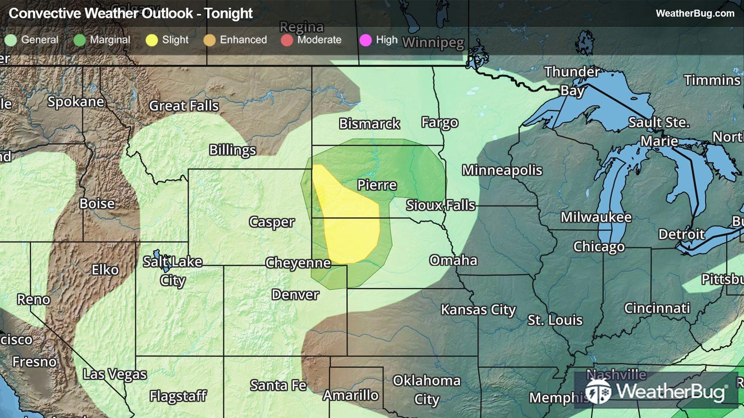 Tonight's Severe Weather Outlook