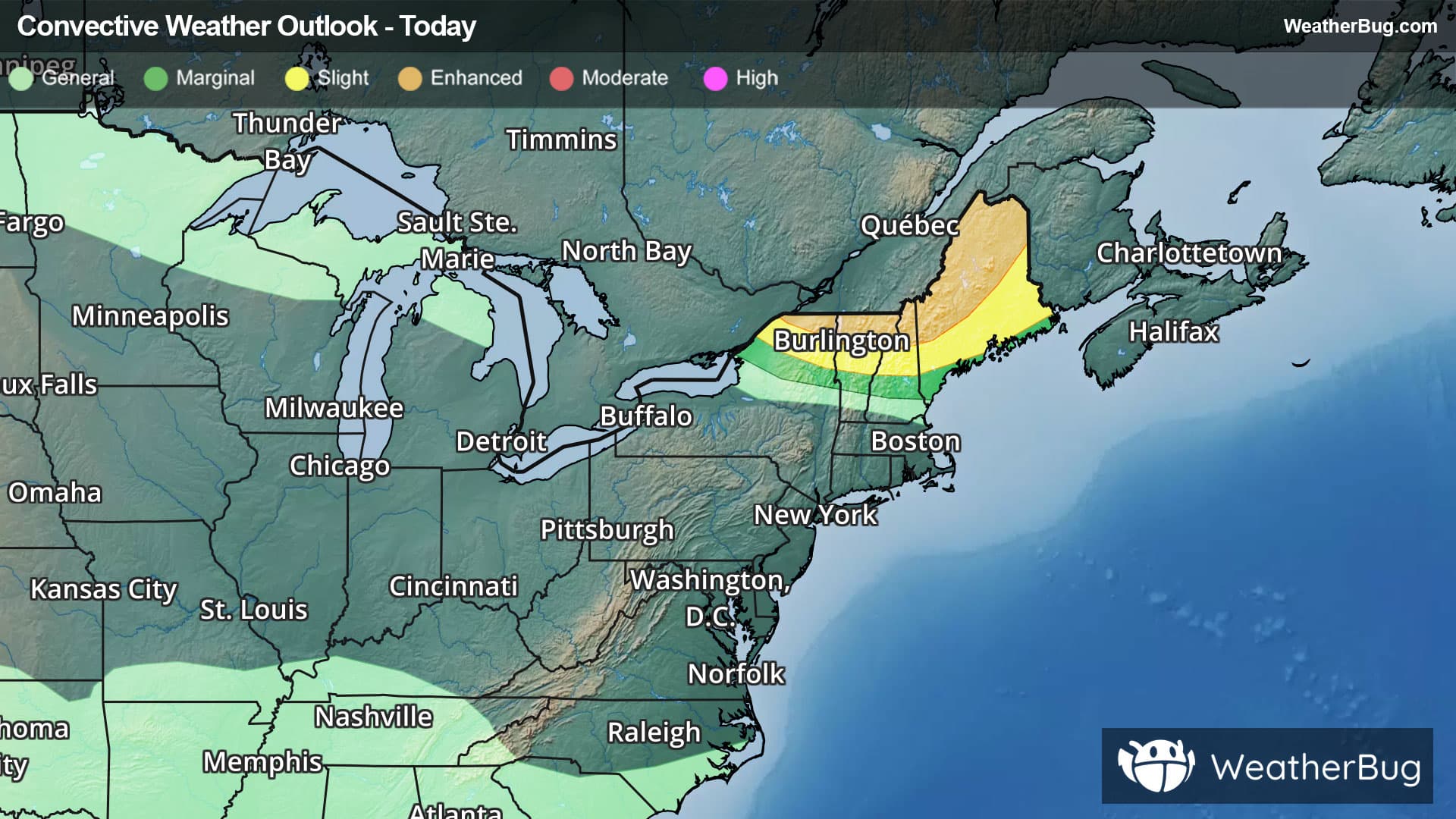 Today's Severe Weather Outlook