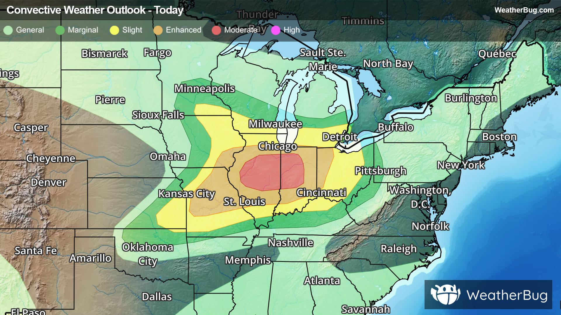 Today's Severe Weather Outlook