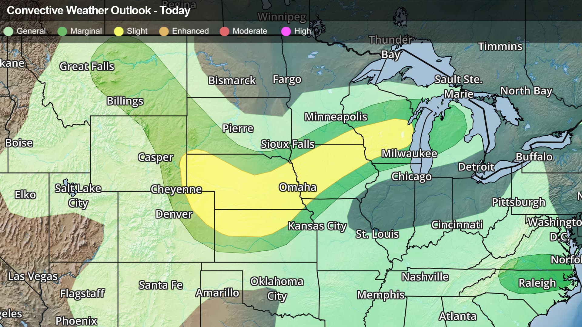 Today's Severe Weather Outlook
