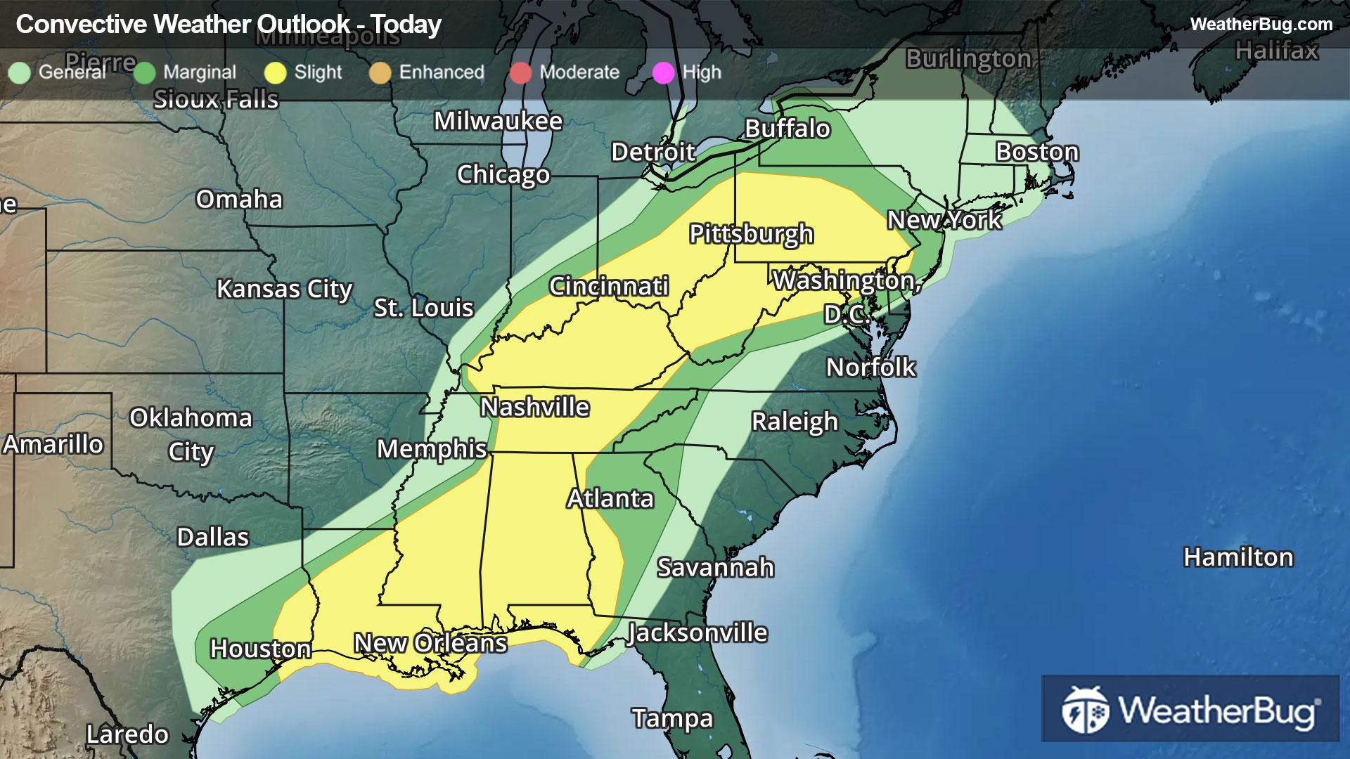 Today's Severe Weather Outlook