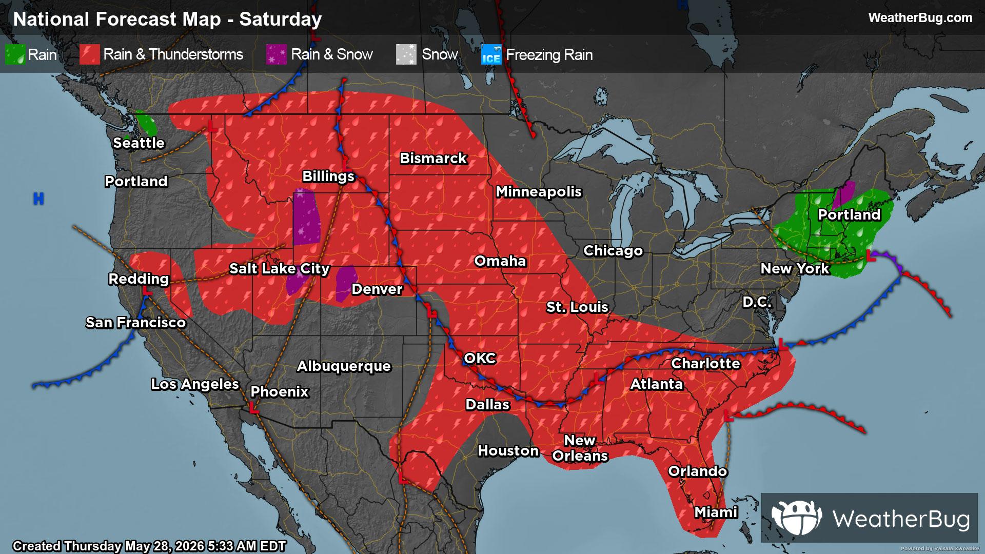 Weekend Weather Preview