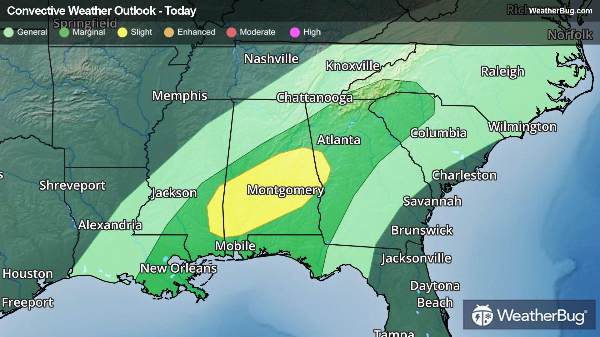 Today's Severe Weather Outlook