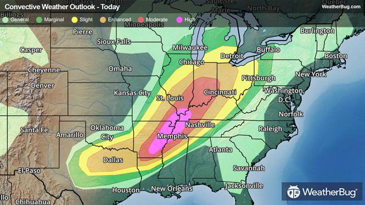 Today's Severe Weather Outlook