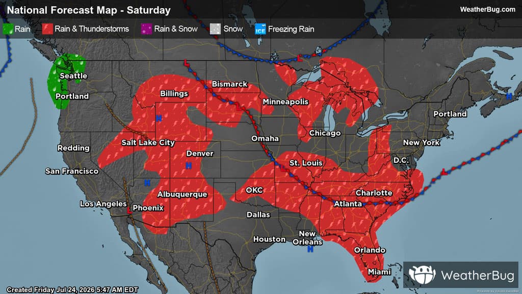 Weekend Weather Outlook