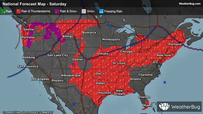 Weekend Weather Outlook