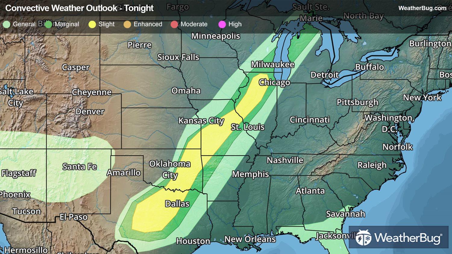 Tonight's Severe Weather Outlook
