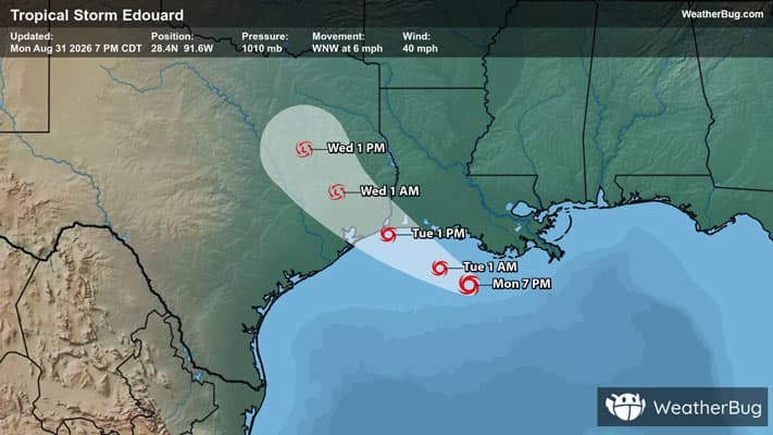 Rainfall Expected through Wednesday