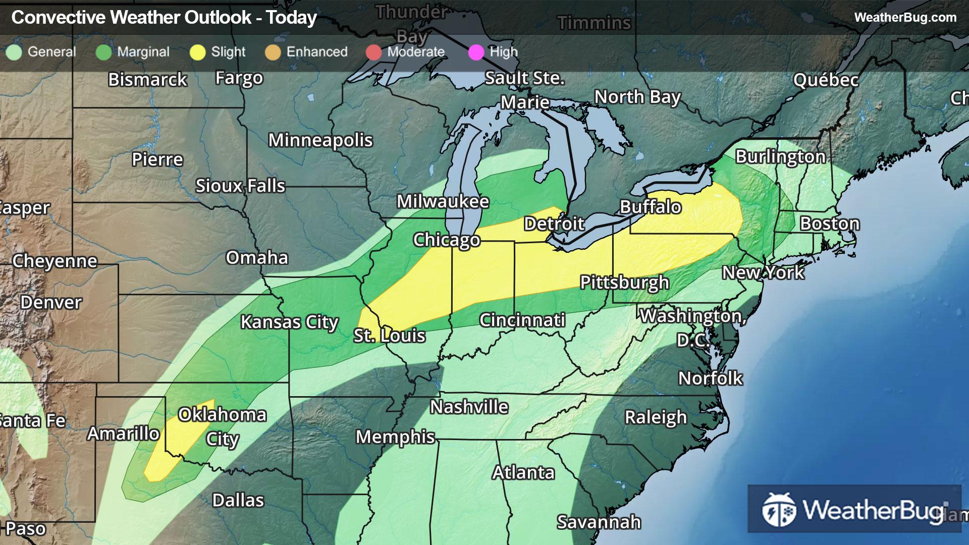Today's Severe Weather Outlook