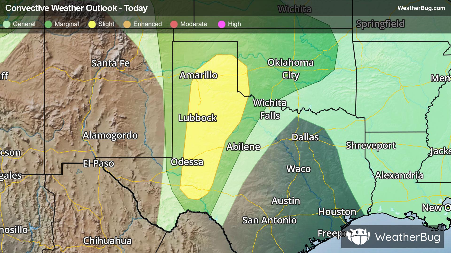 Today's severe weather outlook