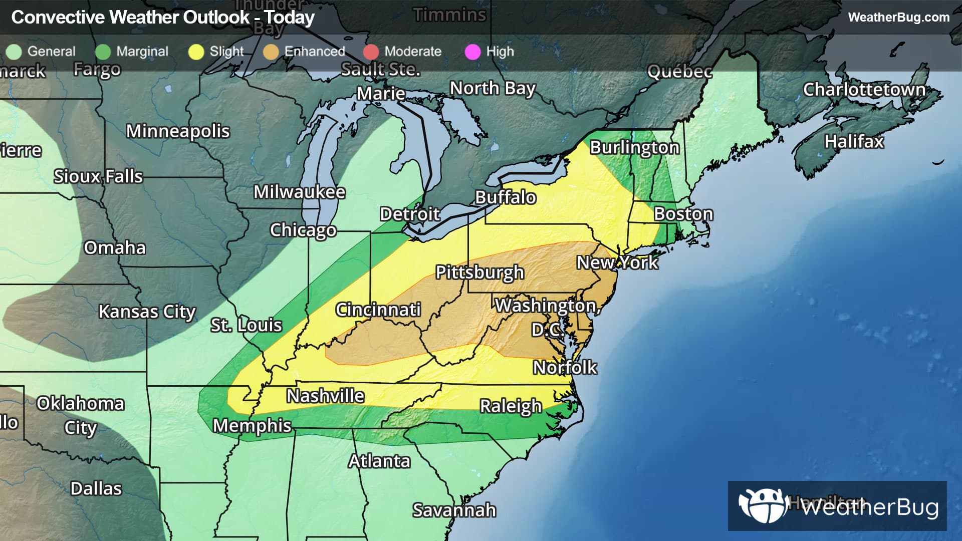 Severe Thunderstorm Outlook