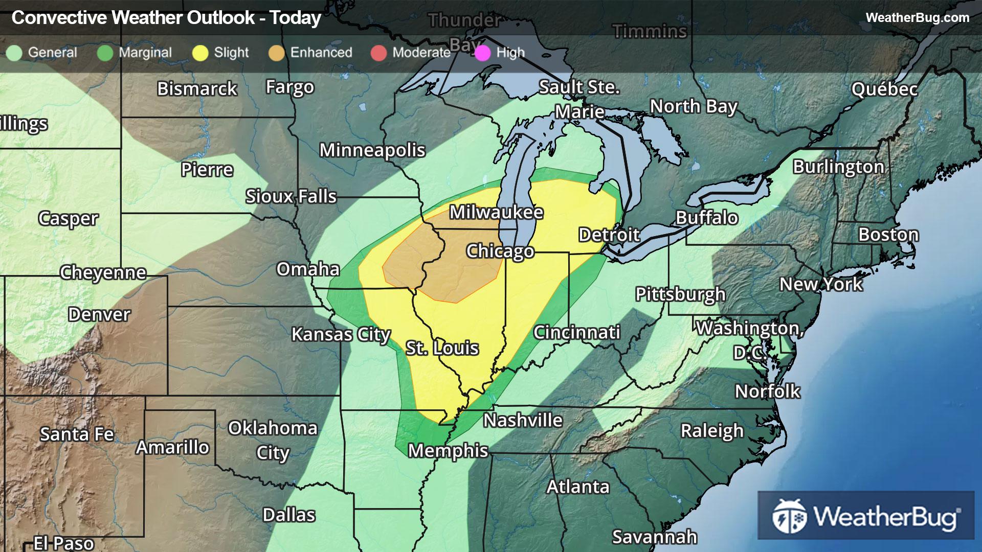 Today's Severe Weather Outlook