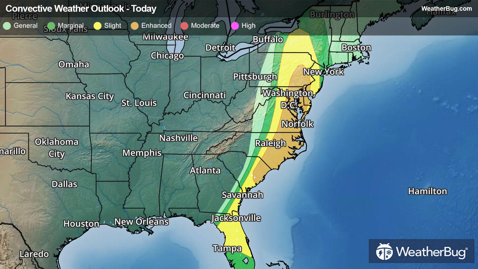 Today's Severe Weather Outlook